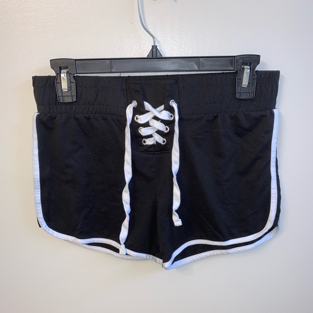 rue21 lace-up soft shorts